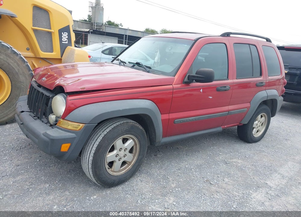 2007 JEEP LIBERTY SPORT VIN: 1J4GK48K27W502466