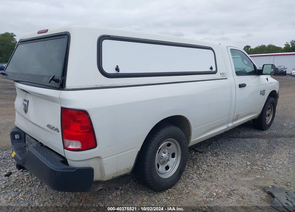 2019 RAM 1500 CLASSIC TRADESMAN REGULAR CAB 4X4 8' BOX VIN: 3C6JR7DG1KG627497
