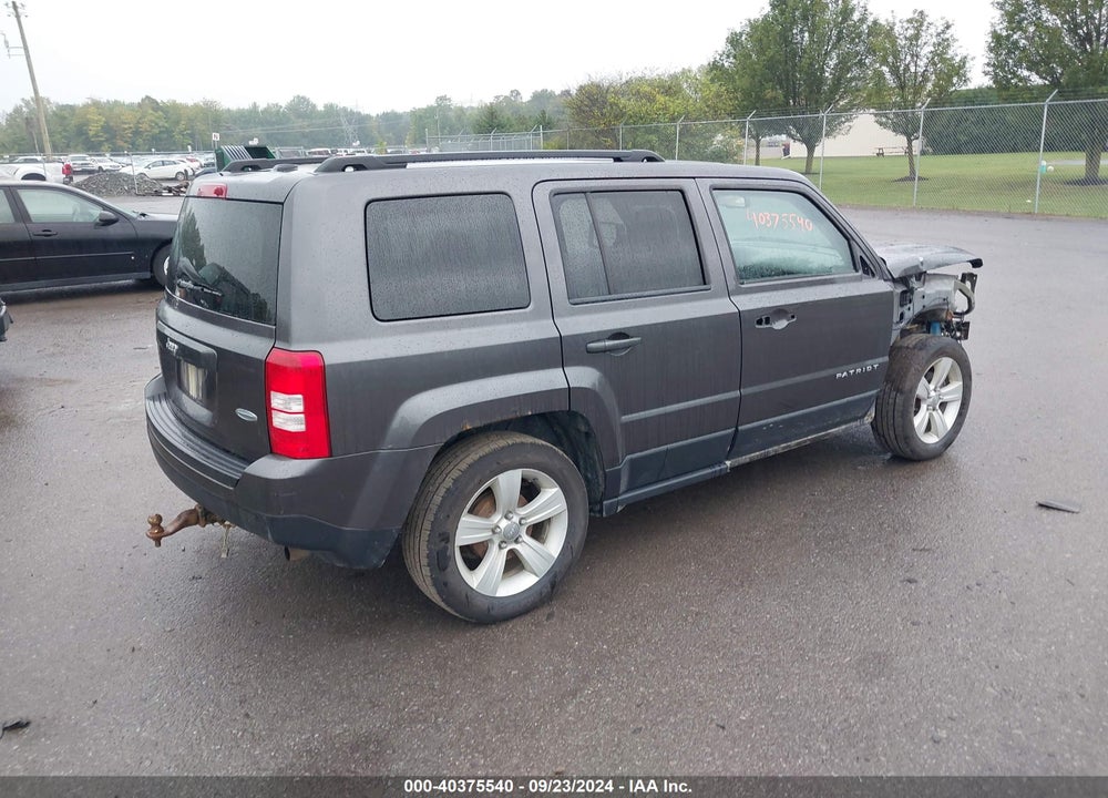 2017 JEEP PATRIOT LATITUDE FWD VIN: 1C4NJPFB0HD183537