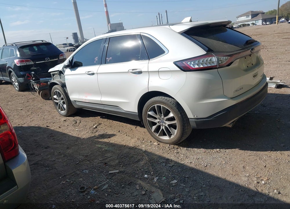 2015 FORD EDGE TITANIUM VIN: 2FMPK3K82FBB91405
