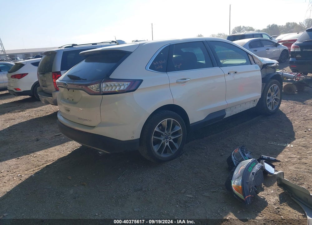 2015 FORD EDGE TITANIUM VIN: 2FMPK3K82FBB91405