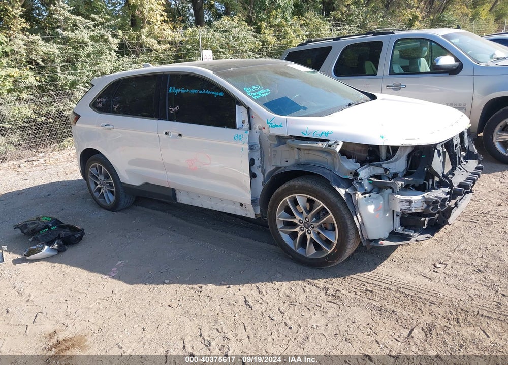 2015 FORD EDGE TITANIUM VIN: 2FMPK3K82FBB91405