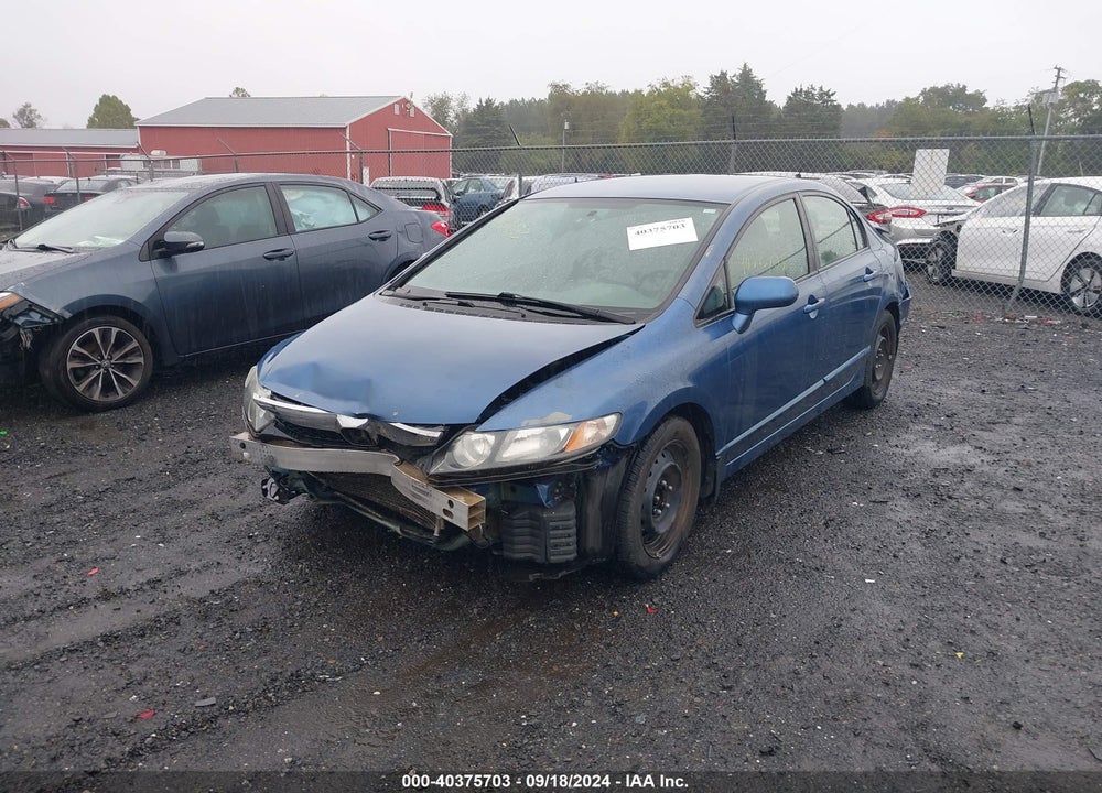 2009 HONDA CIVIC LX VIN: 2HGFA16539H355223