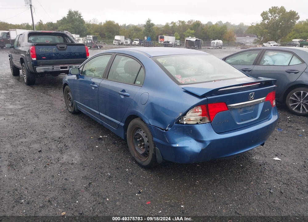 2009 HONDA CIVIC LX VIN: 2HGFA16539H355223