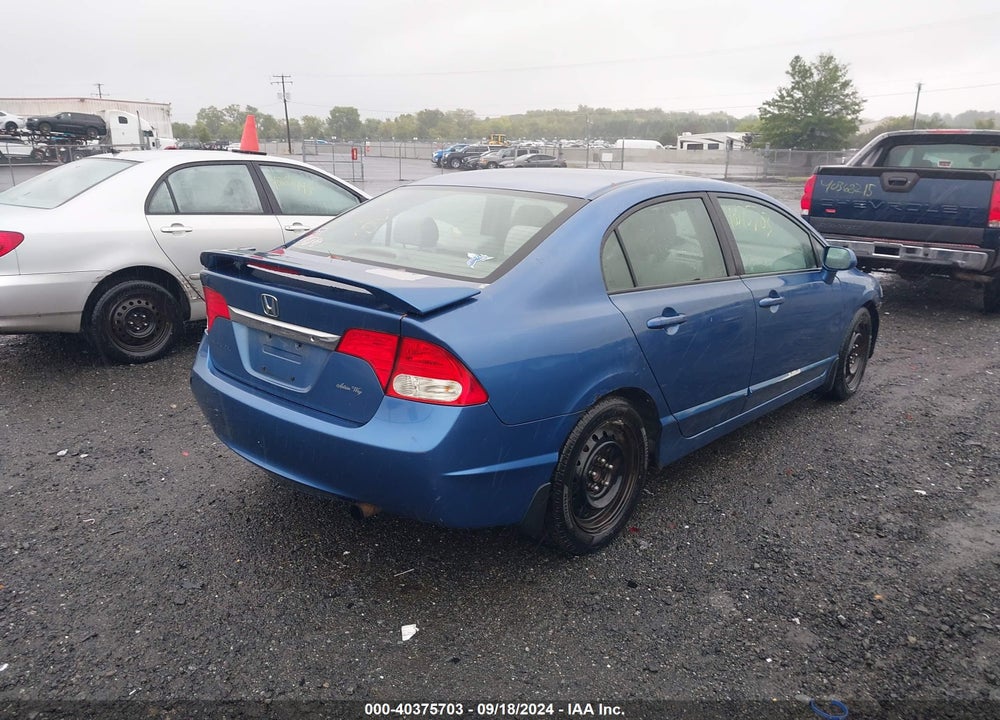 2009 HONDA CIVIC LX VIN: 2HGFA16539H355223