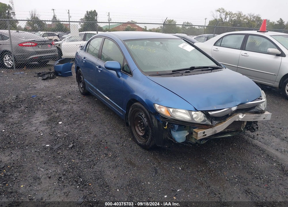 2009 HONDA CIVIC LX VIN: 2HGFA16539H355223