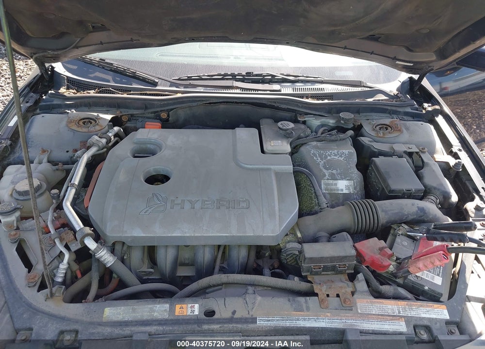 2012 FORD FUSION HYBRID VIN: 3FADP0L38CR380475