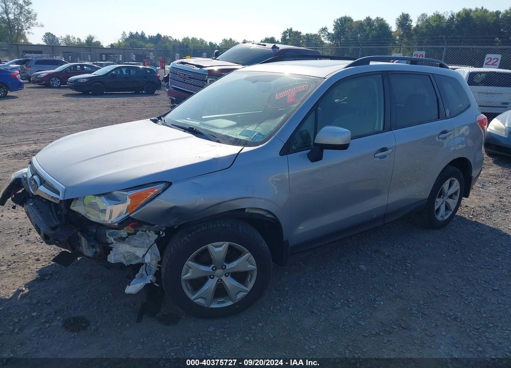 2016 SUBARU FORESTER 2.5I PREMIUM VIN: JF2SJADC7GH558876