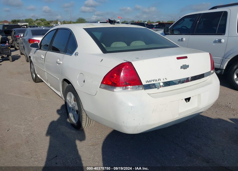 2006 CHEVROLET IMPALA LS VIN: 2G1WB58K269377735