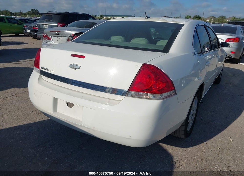 2006 CHEVROLET IMPALA LS VIN: 2G1WB58K269377735