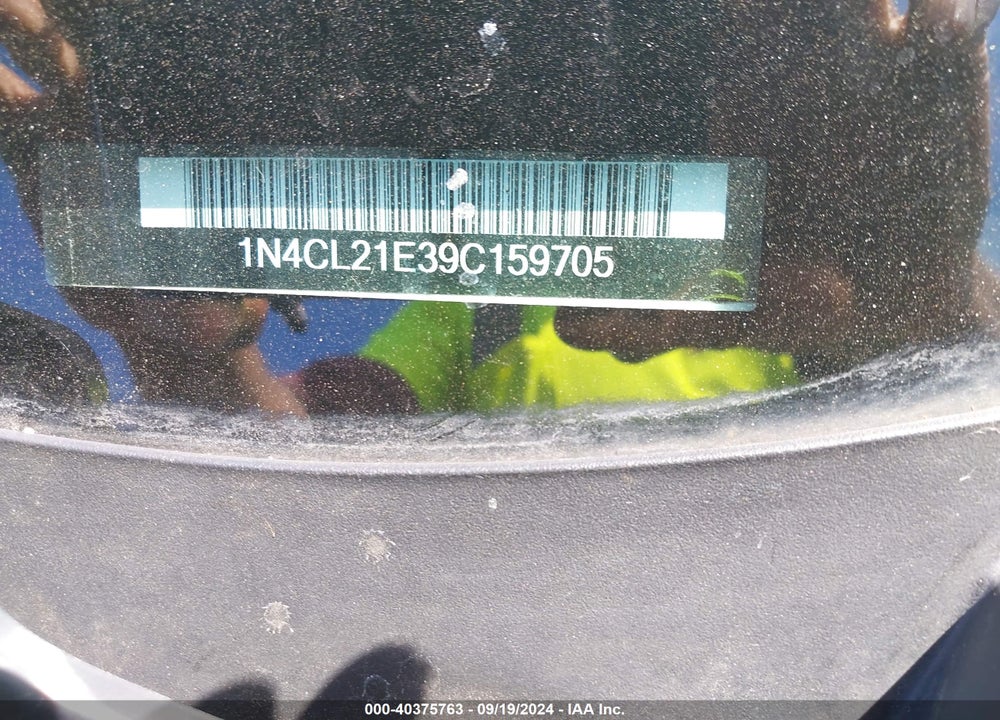 2009 NISSAN ALTIMA HYBRID VIN: 1N4CL21E39C159705