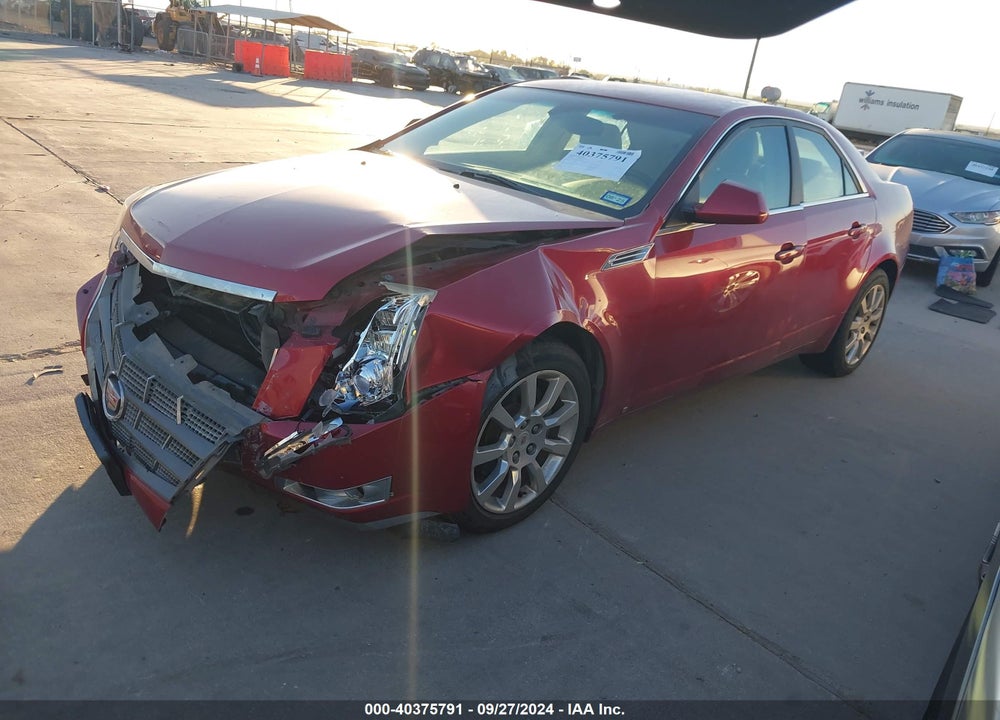 2008 CADILLAC CTS STANDARD VIN: 1G6DF577580178386