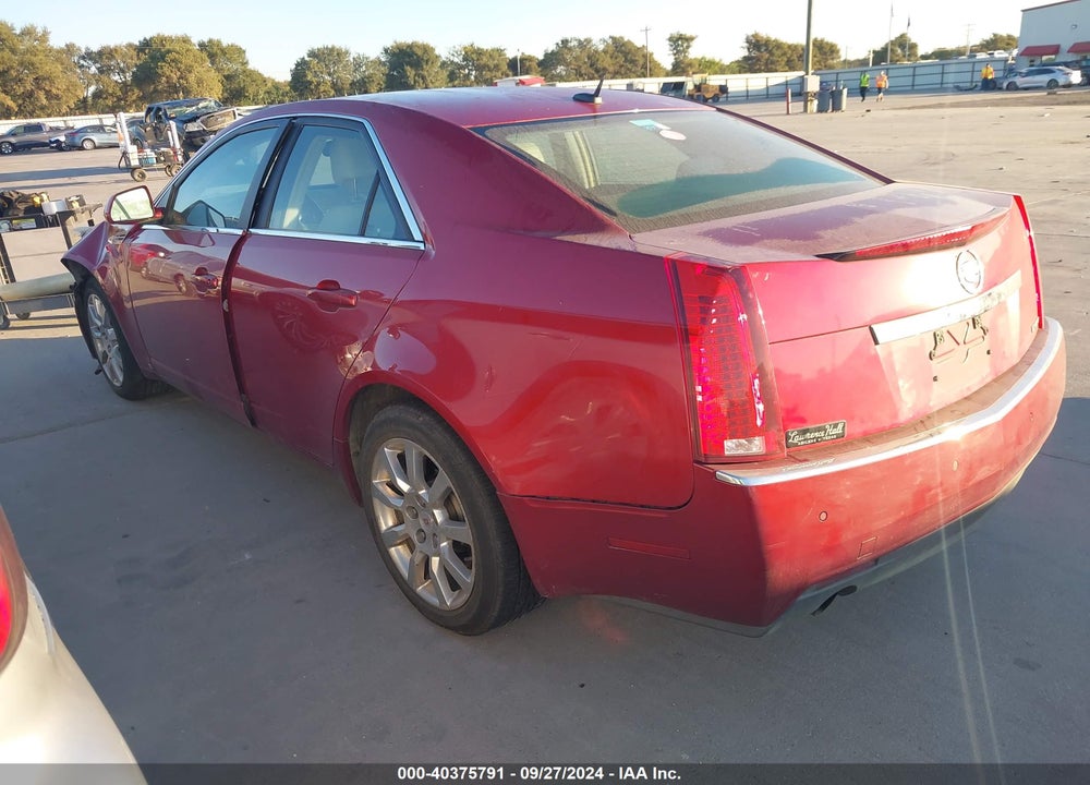 2008 CADILLAC CTS STANDARD VIN: 1G6DF577580178386