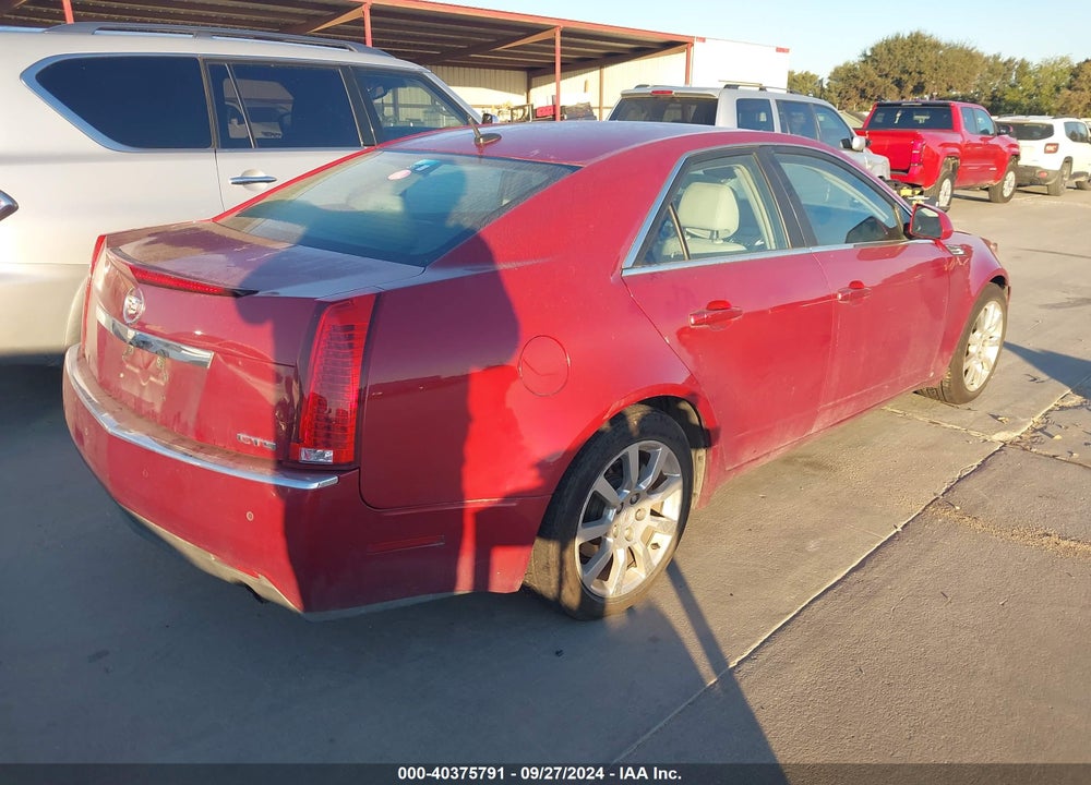 2008 CADILLAC CTS STANDARD VIN: 1G6DF577580178386
