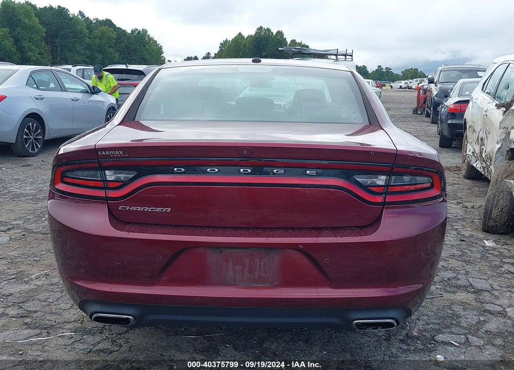 2019 DODGE CHARGER SXT RWD VIN: 2C3CDXBG6KH658445