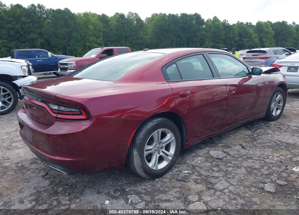2019 DODGE CHARGER SXT RWD VIN: 2C3CDXBG6KH658445