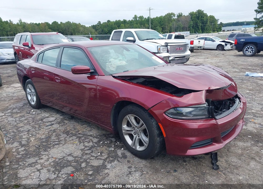 2019 DODGE CHARGER SXT RWD VIN: 2C3CDXBG6KH658445