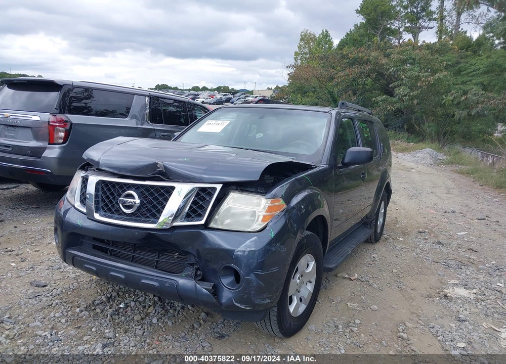 2012 NISSAN PATHFINDER S VIN: 5N1AR1NN1CC629429