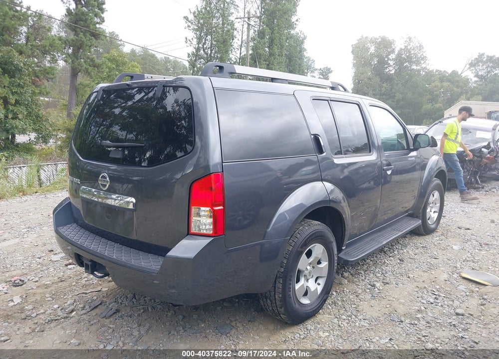 2012 NISSAN PATHFINDER S VIN: 5N1AR1NN1CC629429