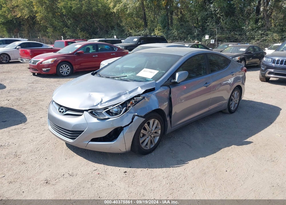 2015 HYUNDAI ELANTRA SE VIN: 5NPDH4AE3FH604553