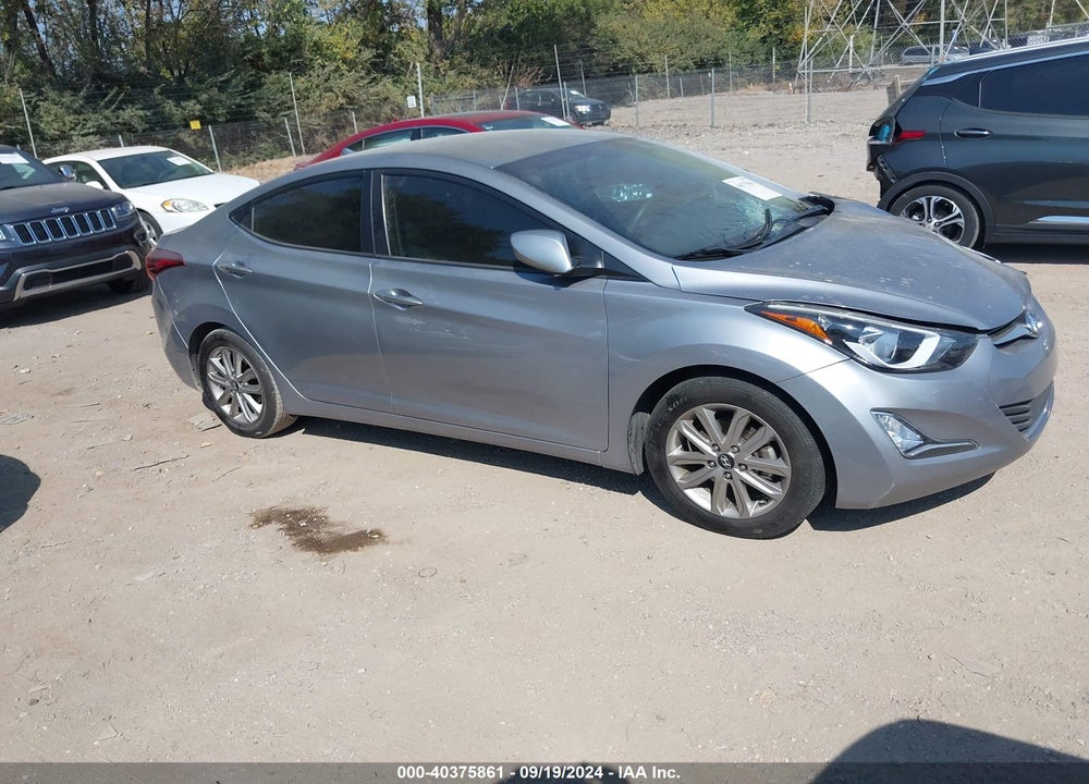 2015 HYUNDAI ELANTRA SE VIN: 5NPDH4AE3FH604553