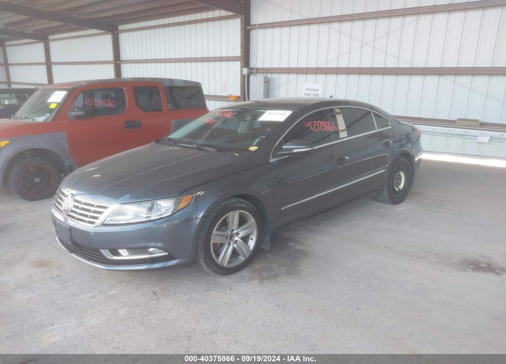 2014 VOLKSWAGEN CC 2.0T SPORT VIN: WVWBN7AN9EE505171