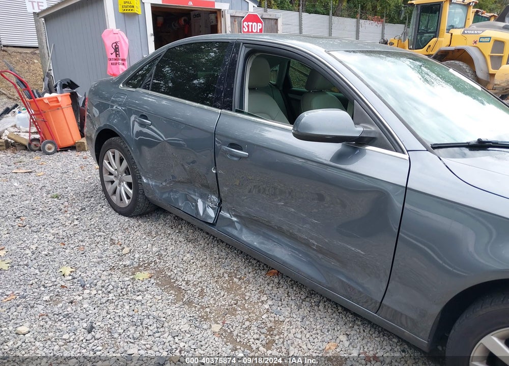 2012 AUDI A4 2.0T PREMIUM VIN: WAUBFAFL5CN007657