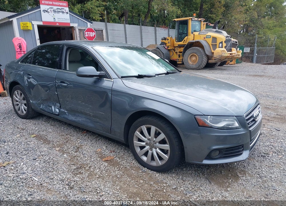 2012 AUDI A4 2.0T PREMIUM VIN: WAUBFAFL5CN007657