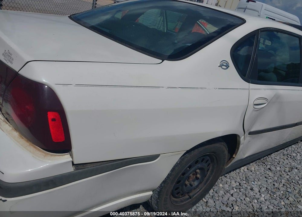 2004 CHEVROLET IMPALA VIN: 2G1WF52E449202651