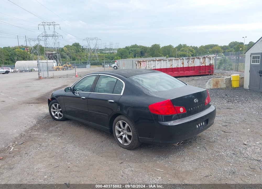 2005 INFINITI G35X VIN: JNKCV51F65M300770