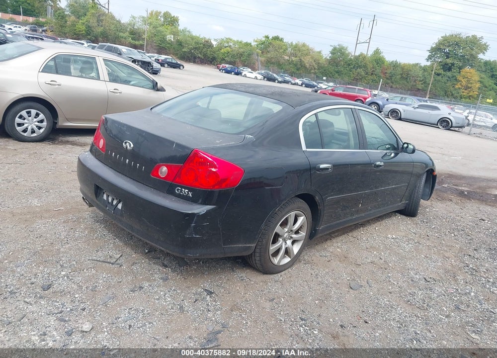 2005 INFINITI G35X VIN: JNKCV51F65M300770