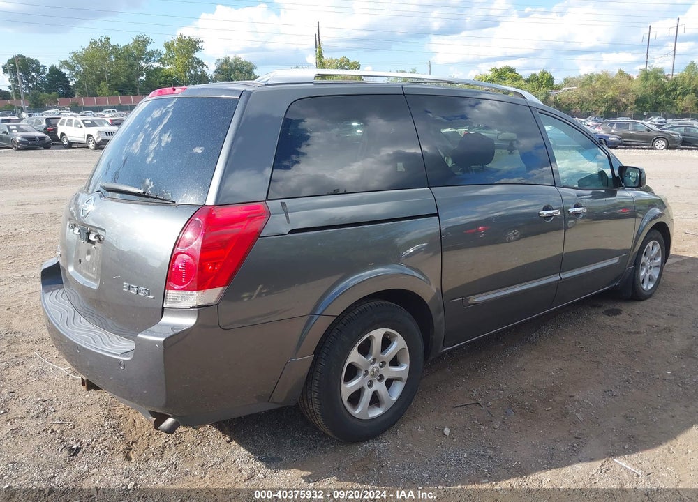 2007 NISSAN QUEST 3.5 SL VIN: 5N1BV28U17N131167