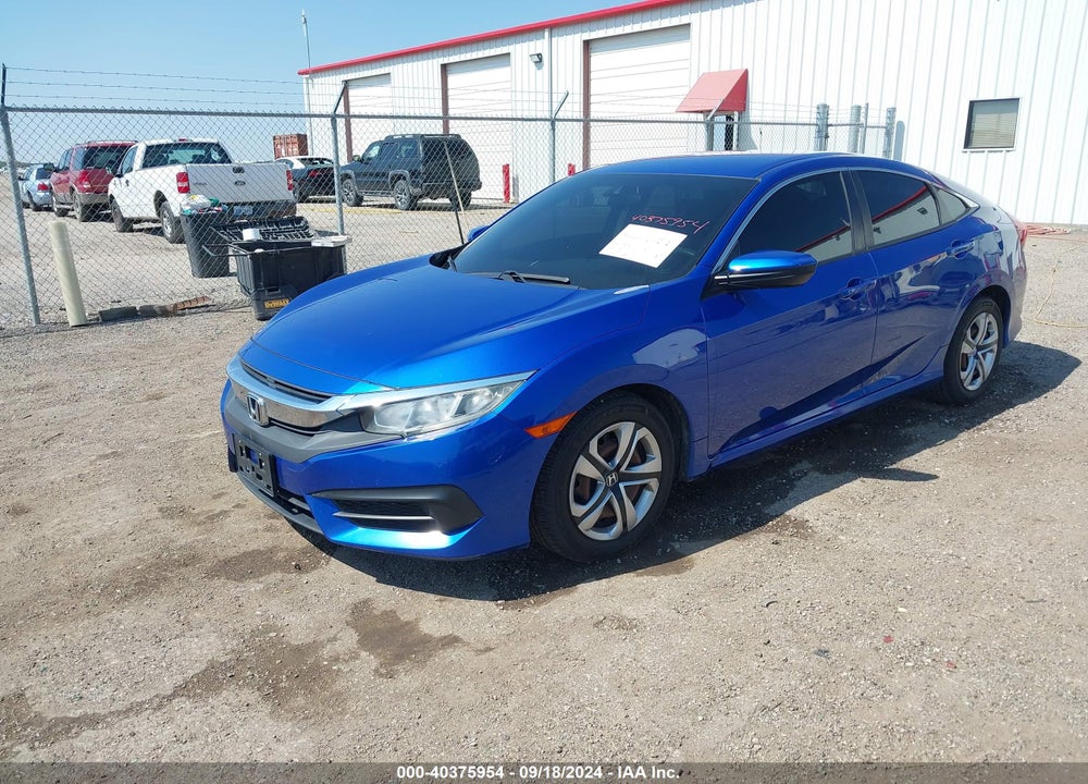 2016 HONDA CIVIC LX VIN: 19XFC2F5XGE018328