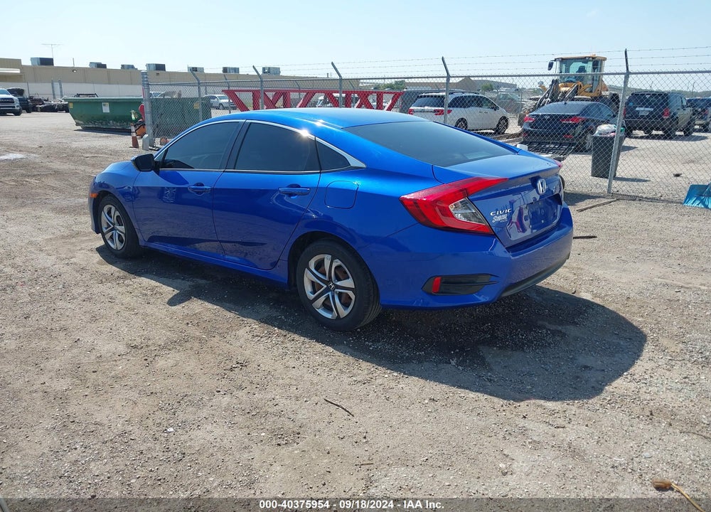 2016 HONDA CIVIC LX VIN: 19XFC2F5XGE018328
