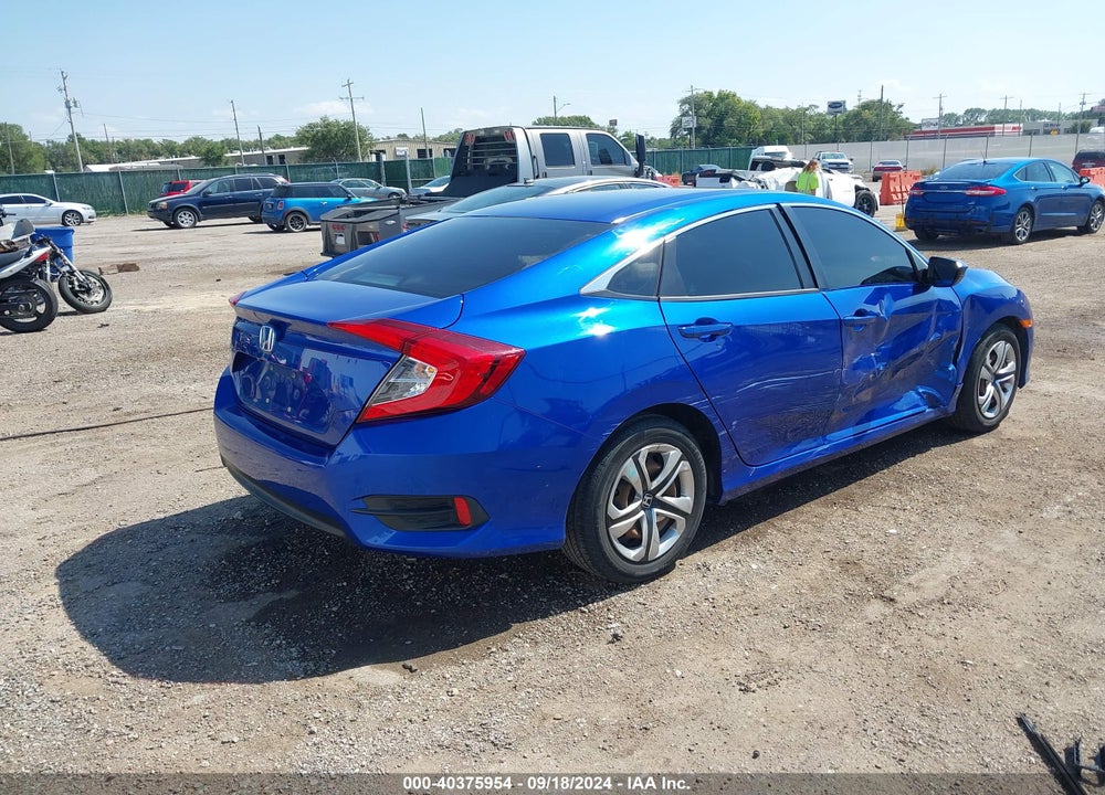 2016 HONDA CIVIC LX VIN: 19XFC2F5XGE018328