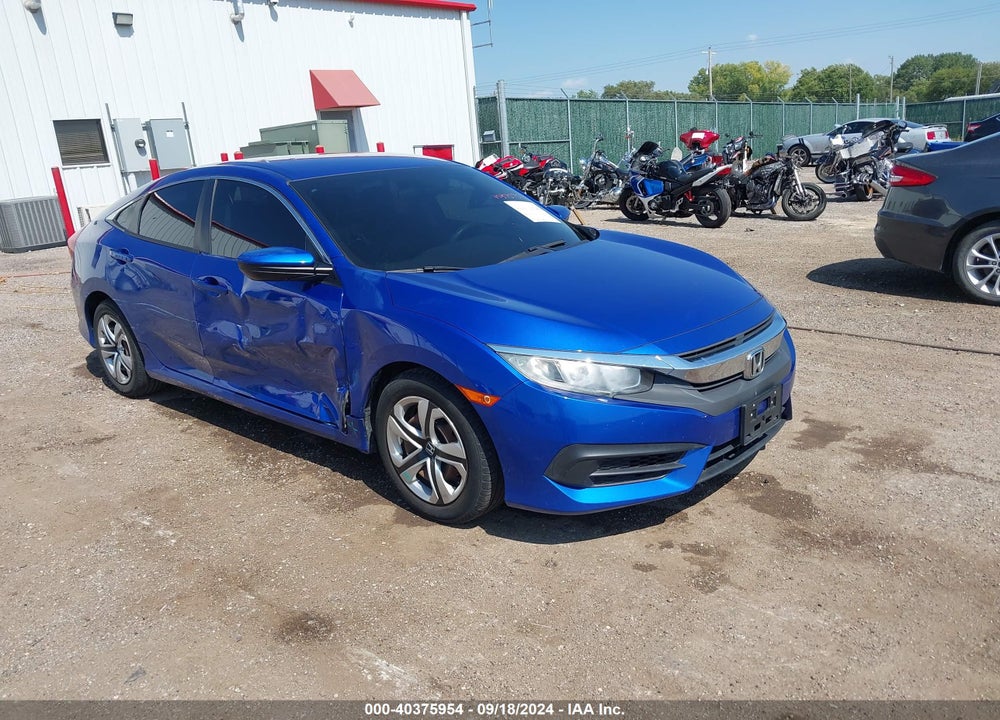 2016 HONDA CIVIC LX VIN: 19XFC2F5XGE018328