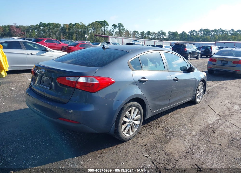 2014 KIA FORTE LX VIN: KNAFX4A69E5089378
