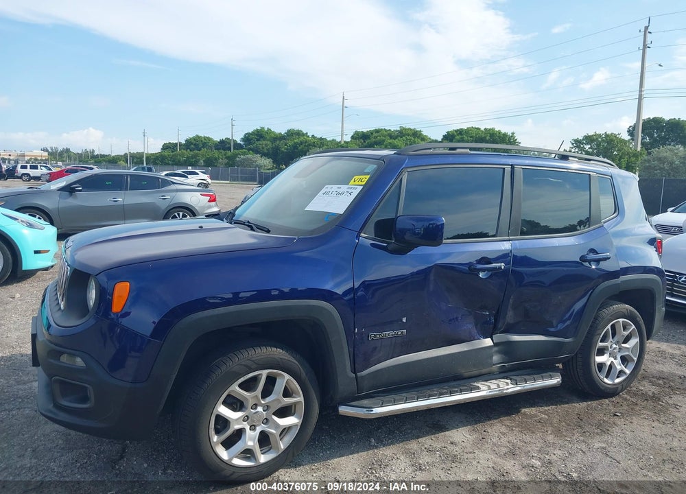 2017 JEEP RENEGADE LATITUDE 4X4 VIN: ZACCJBBB2HPE49657
