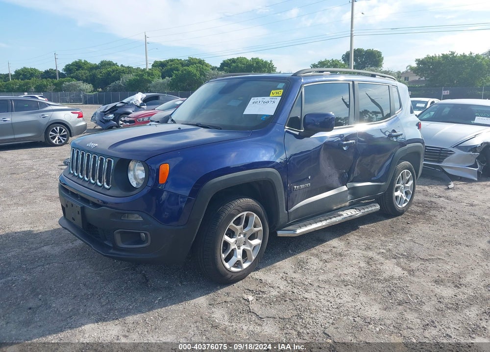 2017 JEEP RENEGADE LATITUDE 4X4 VIN: ZACCJBBB2HPE49657