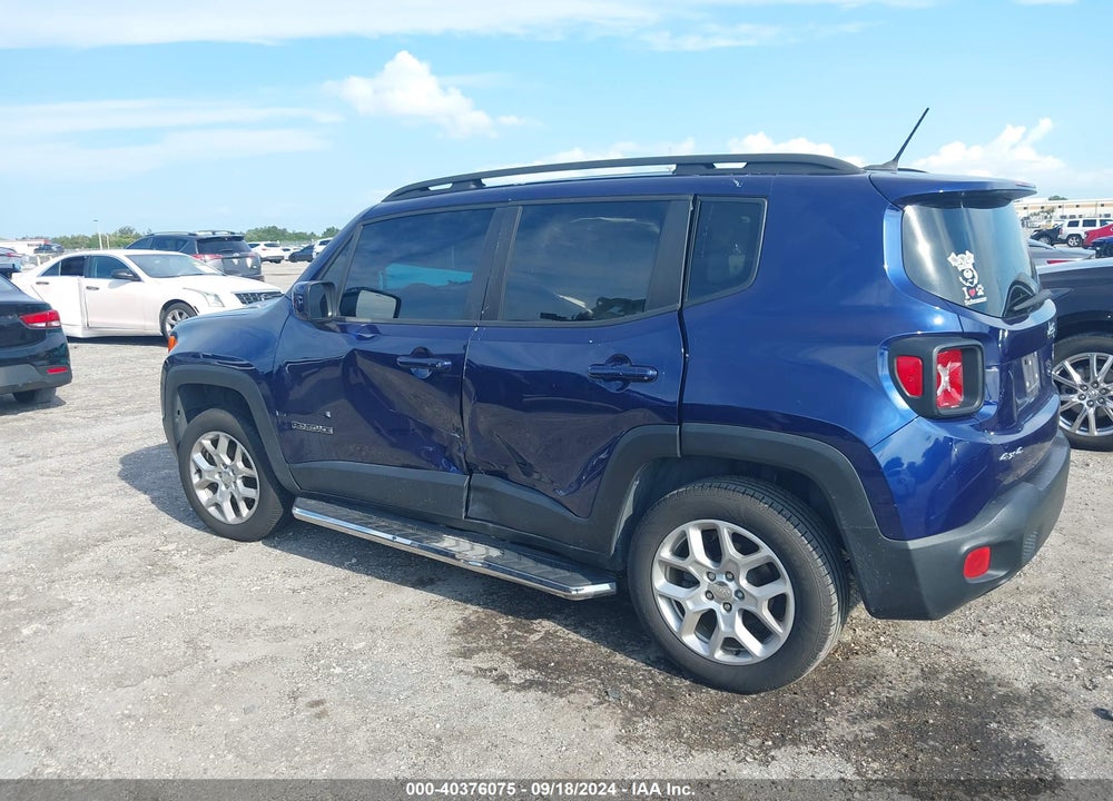 2017 JEEP RENEGADE LATITUDE 4X4 VIN: ZACCJBBB2HPE49657