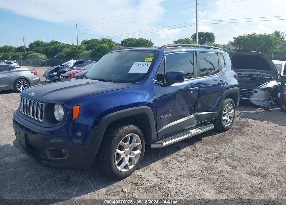 2017 JEEP RENEGADE LATITUDE 4X4 VIN: ZACCJBBB2HPE49657