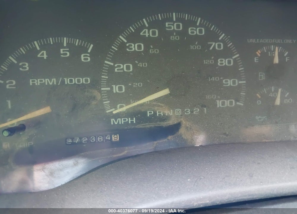 1997 GMC SIERRA 1500 SL WIDESIDE VIN: 2GTEK19RXV1560093