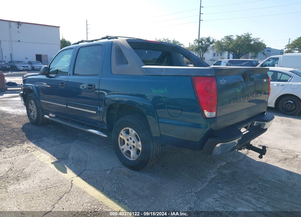 2006 CHEVROLET AVALANCHE 1500 Z66 VIN: 3GNEC12Z26G184268