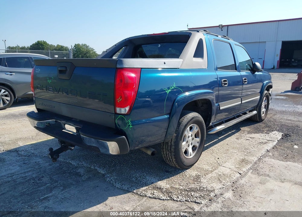 2006 CHEVROLET AVALANCHE 1500 Z66 VIN: 3GNEC12Z26G184268