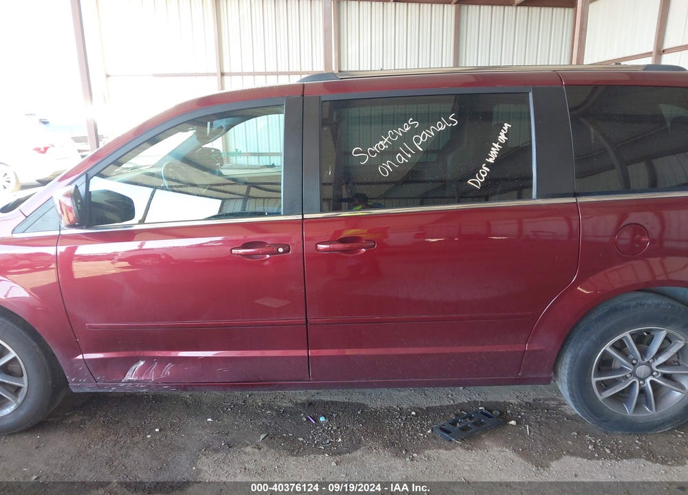 2017 DODGE GRAND CARAVAN SXT VIN: 2C4RDGCG4HR730962