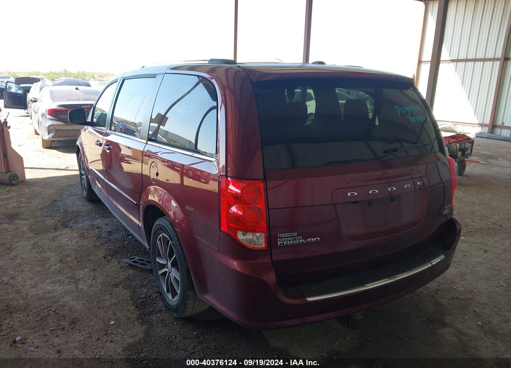 2017 DODGE GRAND CARAVAN SXT VIN: 2C4RDGCG4HR730962