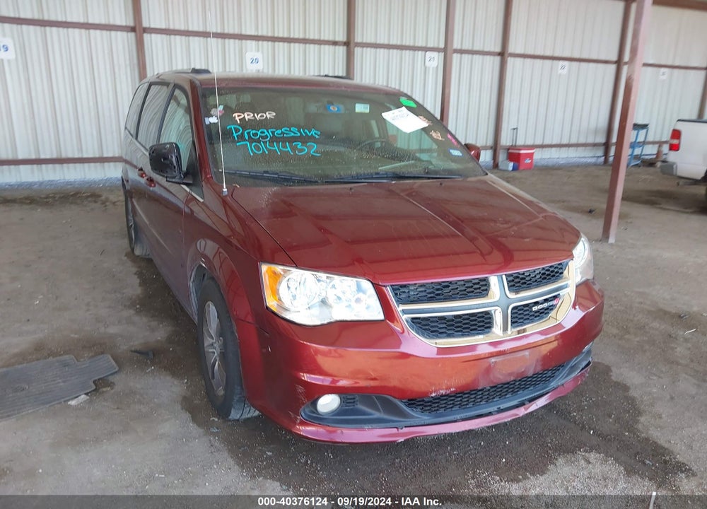 2017 DODGE GRAND CARAVAN SXT VIN: 2C4RDGCG4HR730962