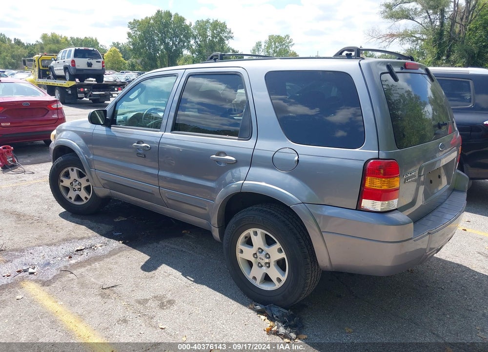 2007 FORD ESCAPE LIMITED VIN: 1FMYU04177KC08929