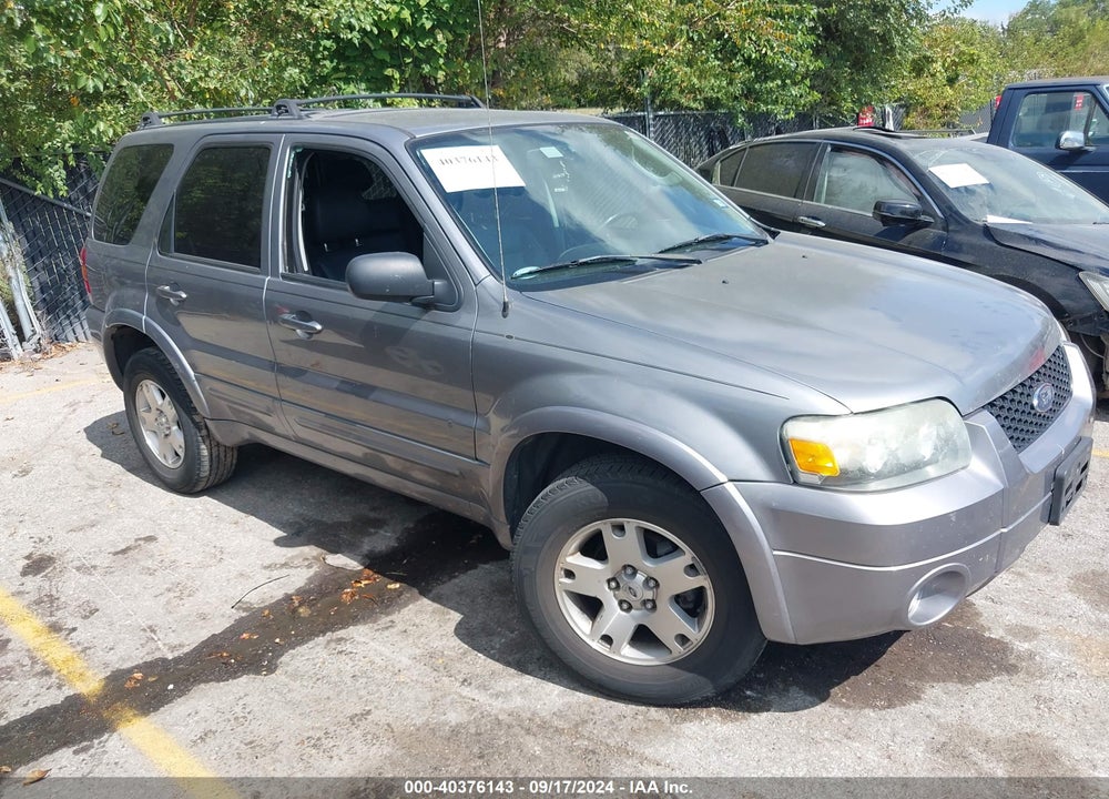 2007 FORD ESCAPE LIMITED VIN: 1FMYU04177KC08929