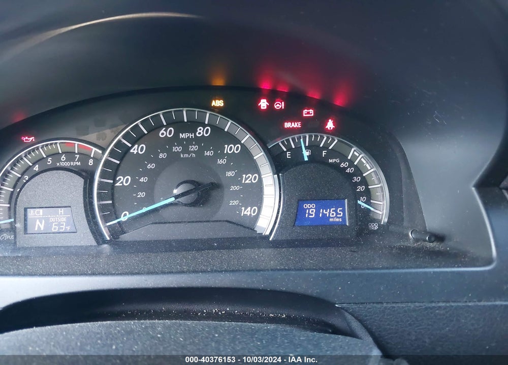2012 TOYOTA CAMRY SE VIN: 4T1BF1FK9CU089985
